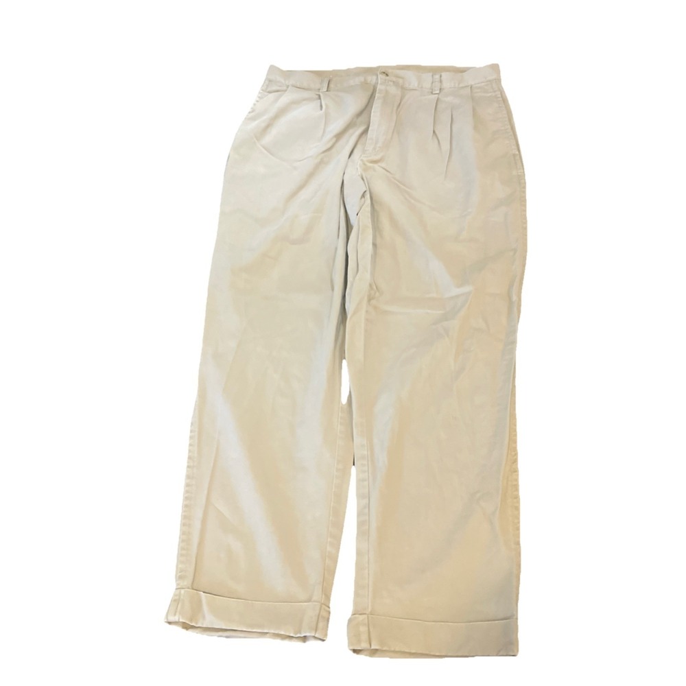 Nautica Men's Chino Pants Classic Fit Tag Size 38x30 Tan - Picture 2 of 5